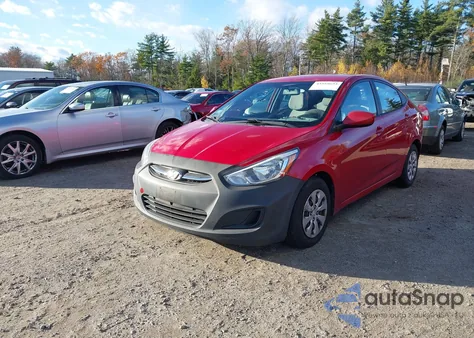 2016 Hyundai Accent Se из США, поврежденный, VIN KMHCT4AE9GU982549